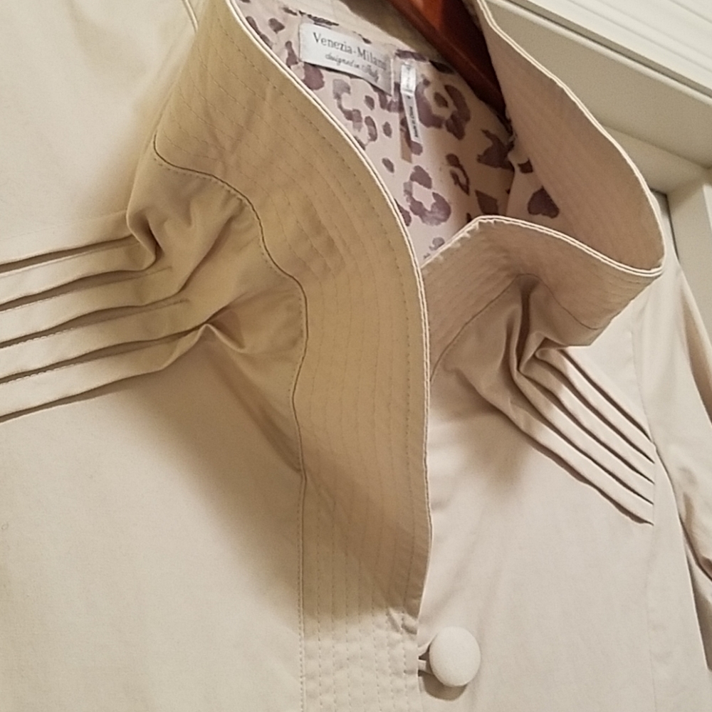 Venezia-Milano Beautiful Cream Jacket-Size S - Picture 2 of 8